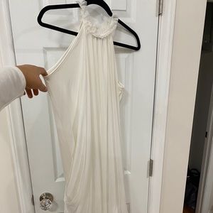 Nice white reception dress